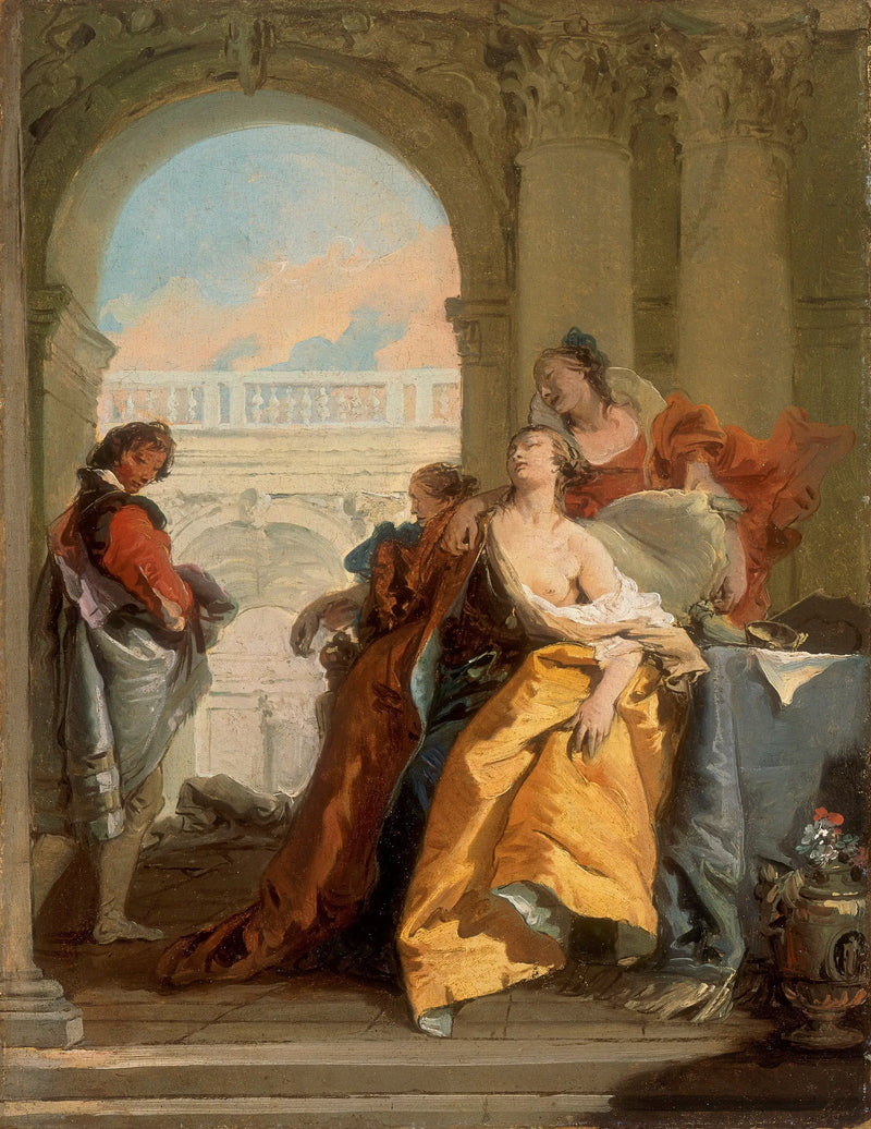 The Death of Sophonisba - Giovanni Battista Tiepolo