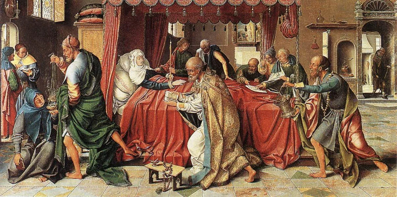 The Death of the Virgin - Joos van Cleve