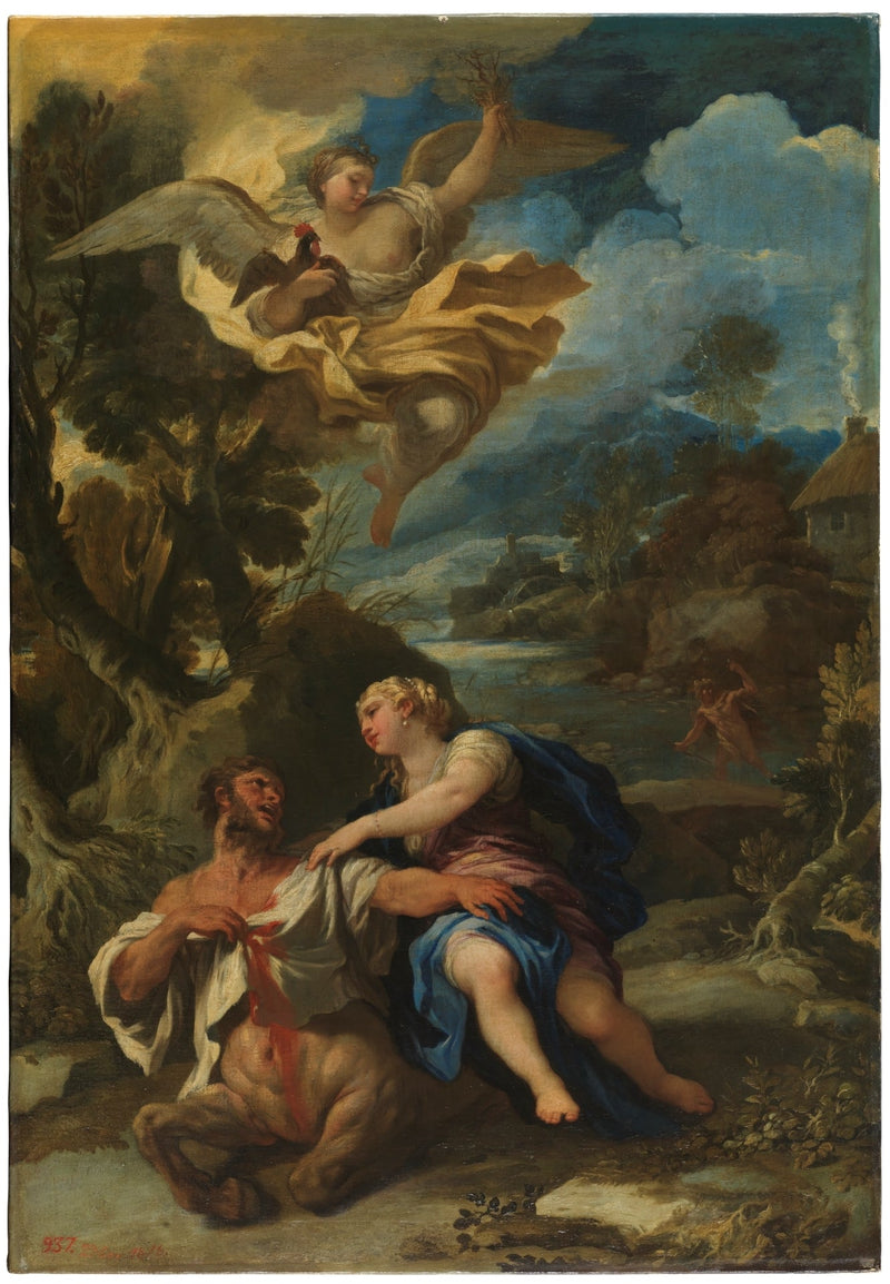 The Death of Centaur Nessus - Luca Giordano