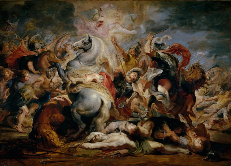 The Death of Consul Decius - Peter Paul Rubens