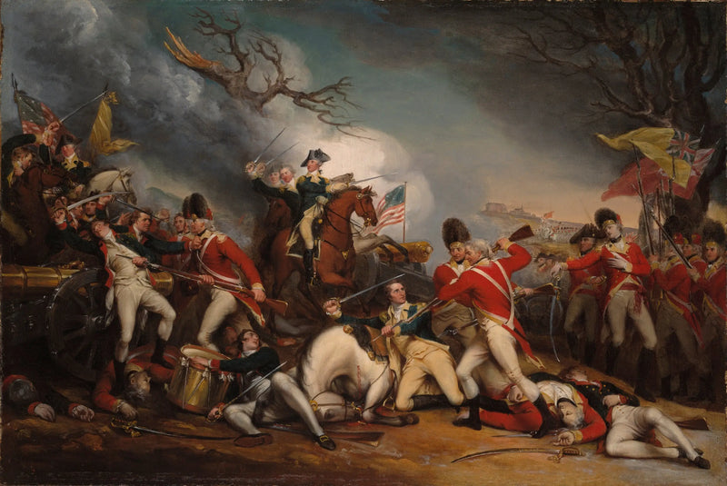 The Death of General Mercer at the Battle of Princeton, January 3, 1777 - John Trumbull