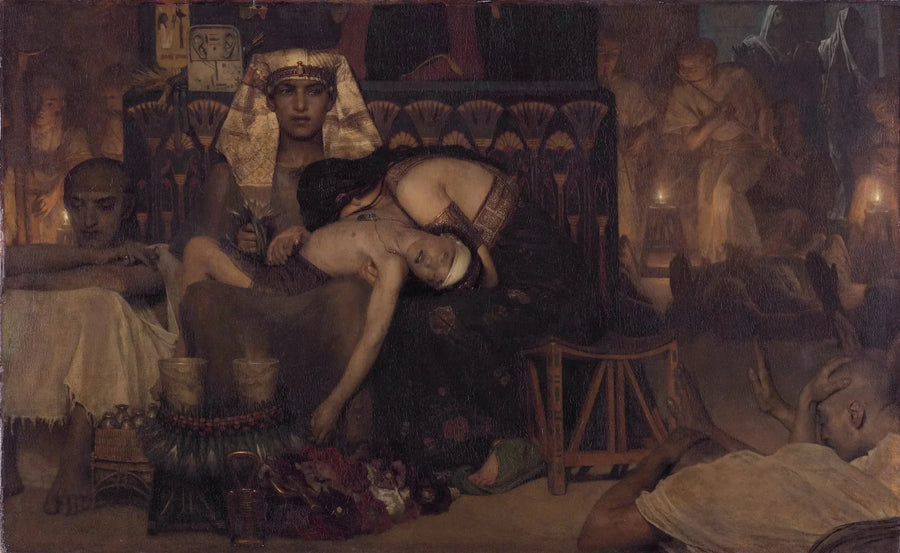 The Death of the Firstborn of Pharaoh - Lawrence Alma-Tadema