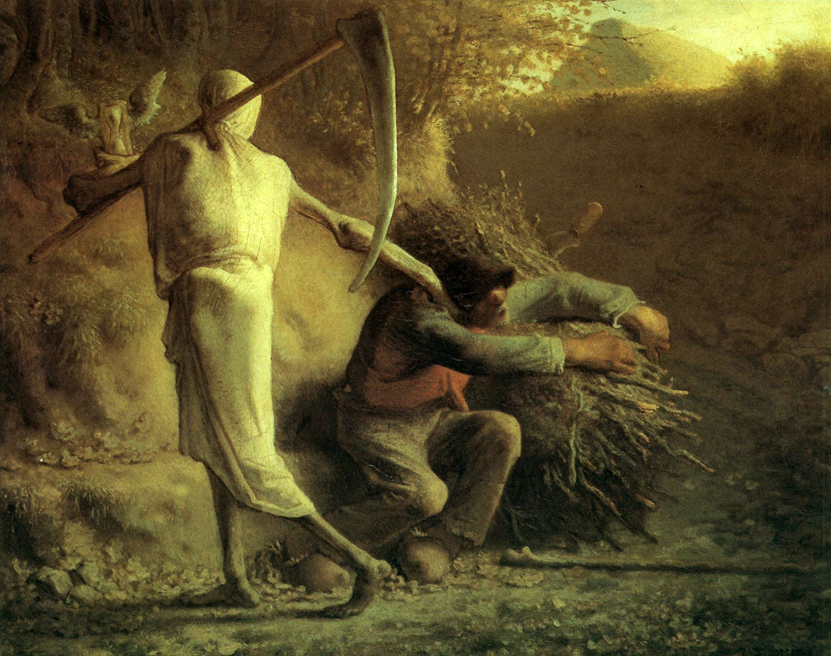 The Death and the Woodcutter - Jean-François Millet