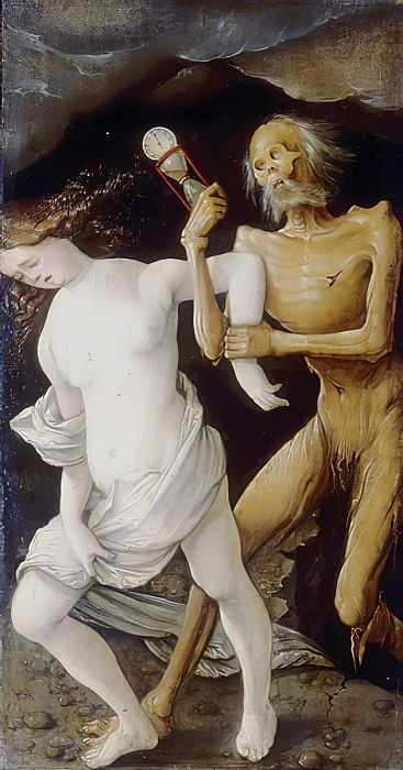 La mort poursuit une jeune fille - Hans Baldung Grien