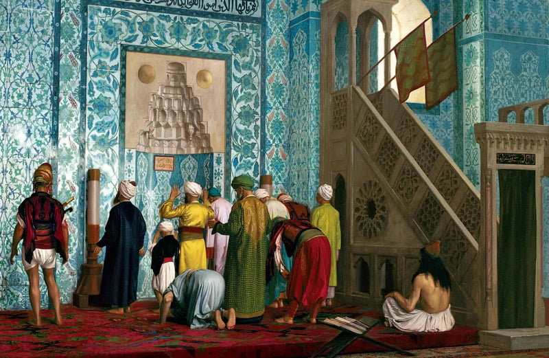 The Blue Mosque - Jean-Léon Gérôme