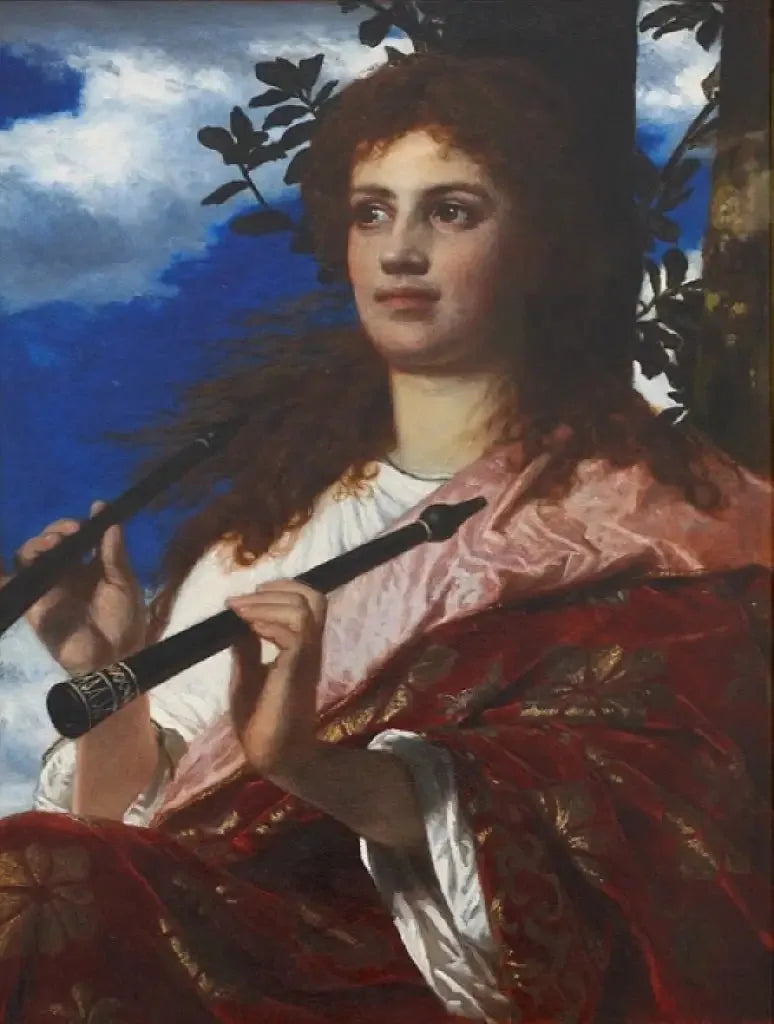 The Muse of Anacreon - Arnold Böcklin