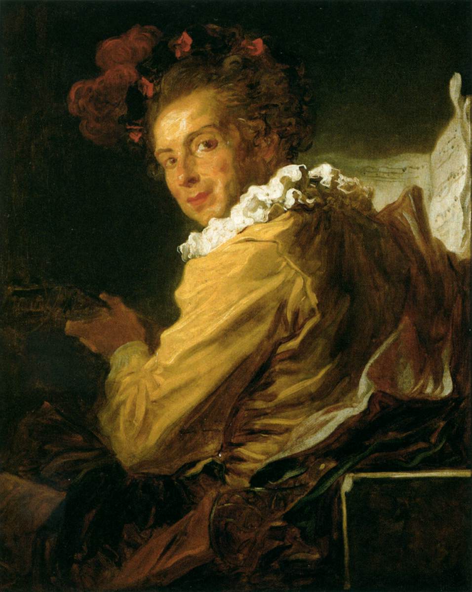 The Music - Portrait of Mr. de la Bretèche - Jean-Honoré Fragonard