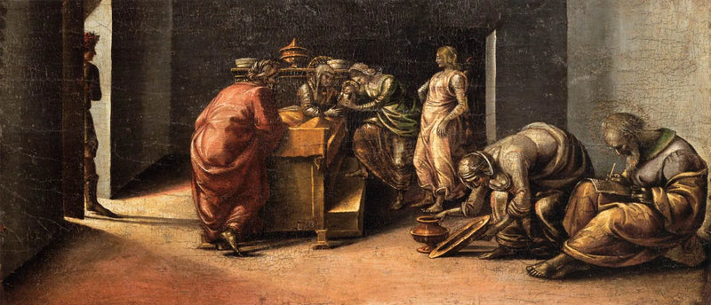 The Birth of Saint John the Baptist and the Naming Ceremony - Luca Signorelli