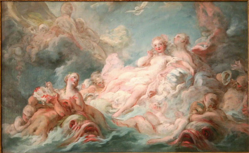 The Birth of Venus - Jean-Honoré Fragonard