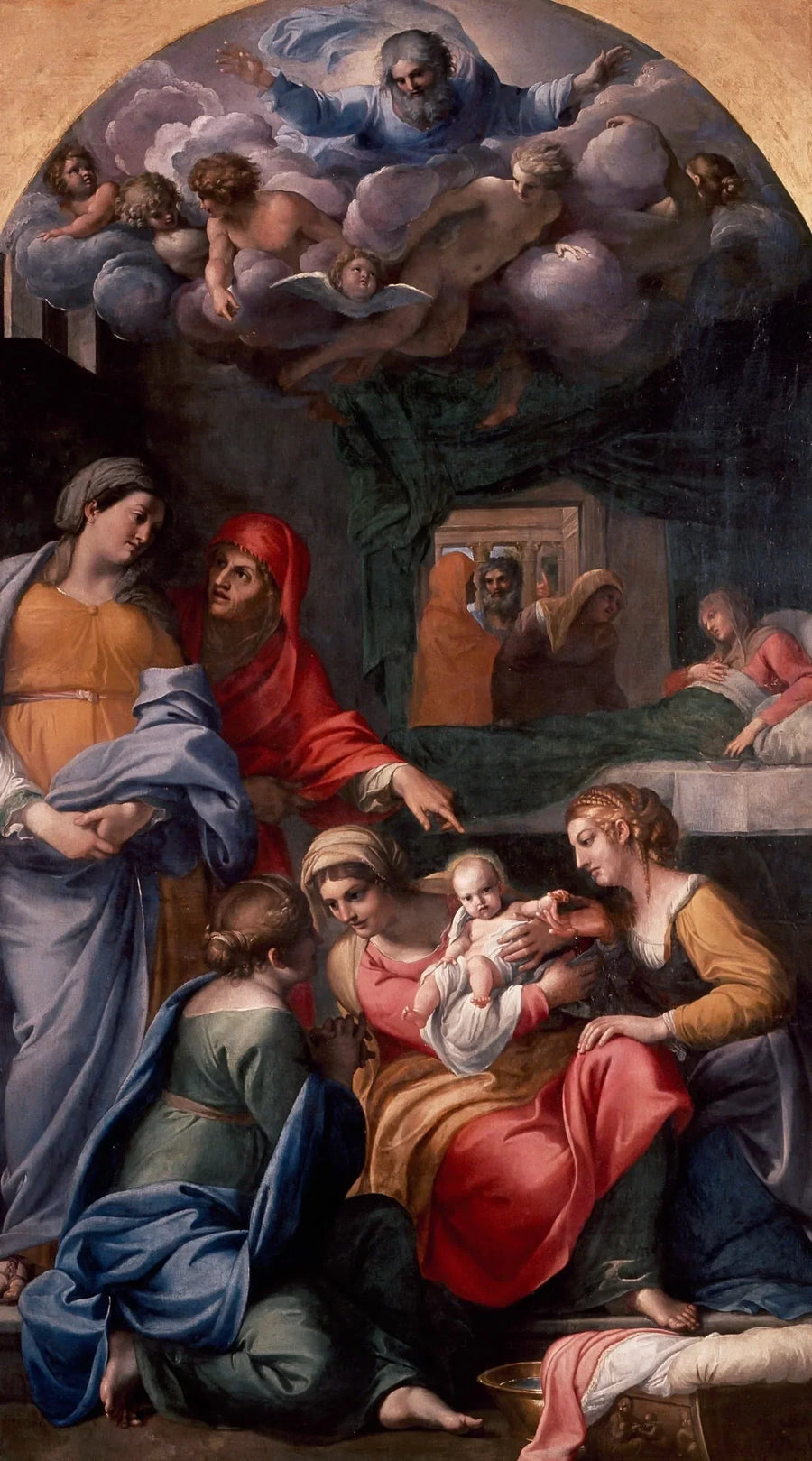 The Birth of the Virgin - Annibale Carracci