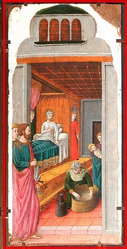 The Birth of the Virgin - Giovanni Francesco da Rimini