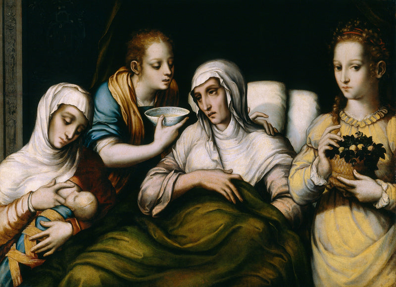 The Birth of the Virgin - Luis de Morales