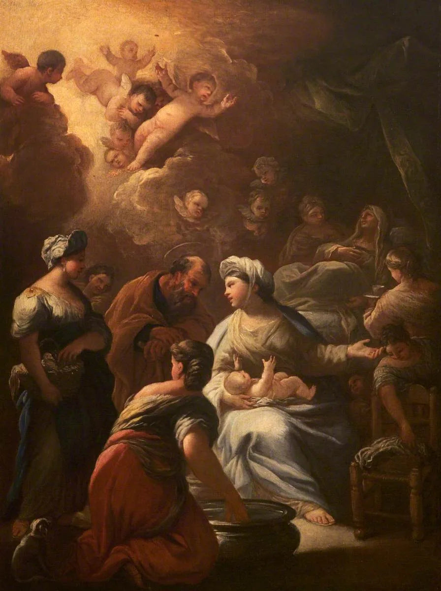 The Birth of the Virgin Mary - Luca Giordano