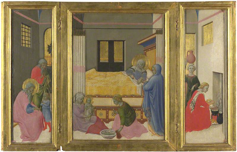 The Birth of the Virgin - Master of the Osservanza