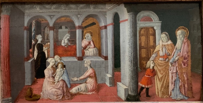 The Birth of the Virgin - Matteo di Giovanni