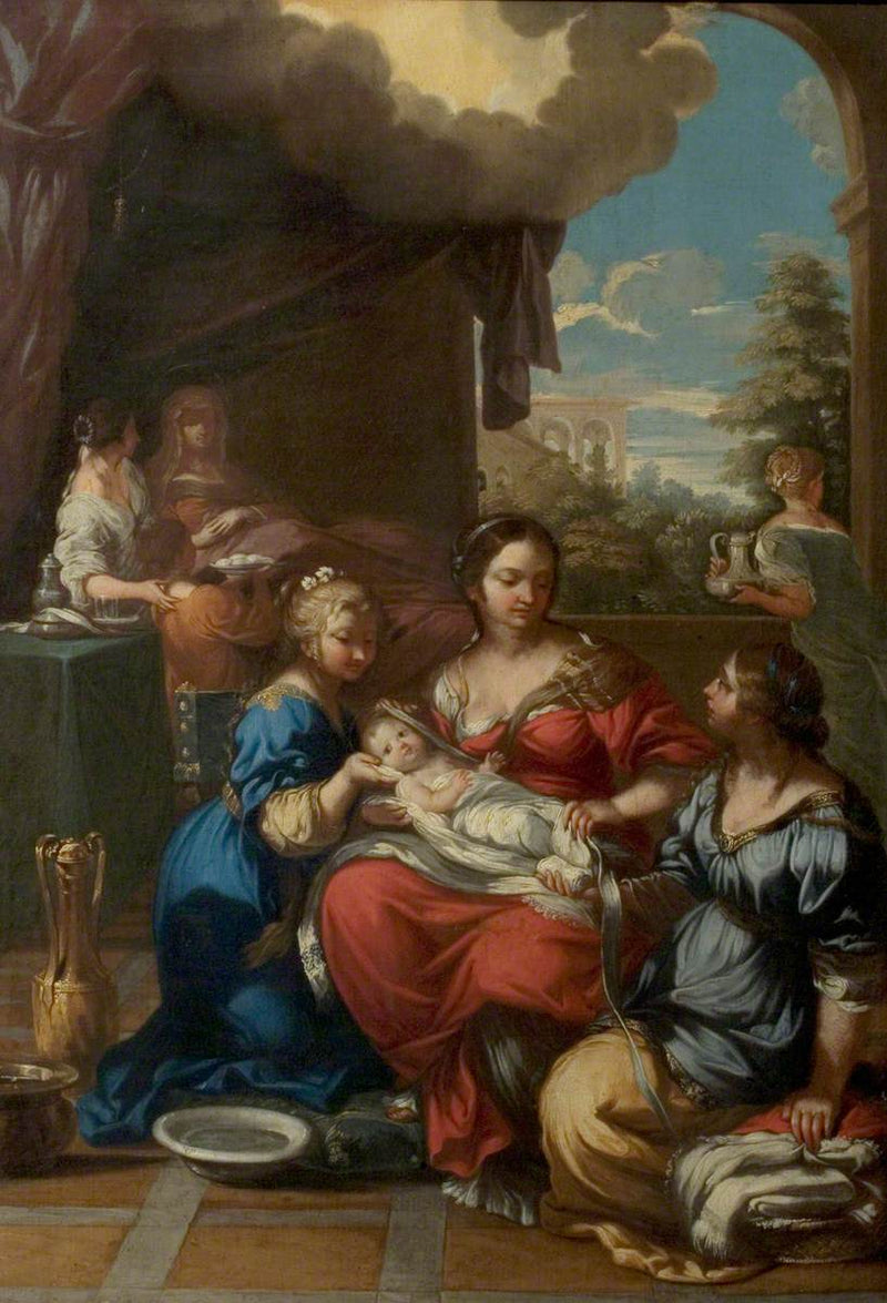 The Birth of the Virgin - Pietro da Cortona