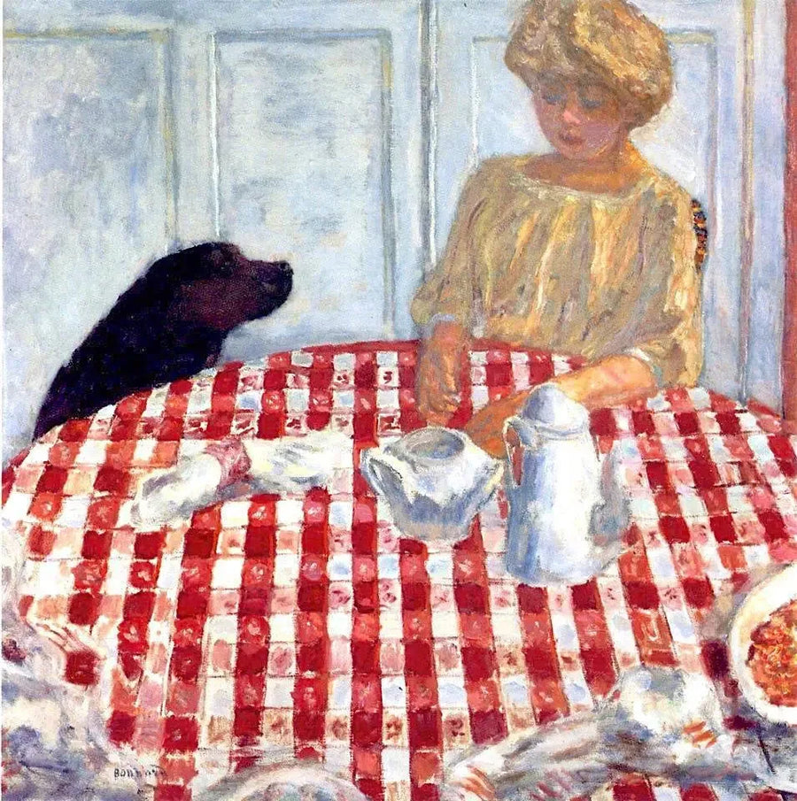 The Checked Tablecloth - Pierre Bonnard