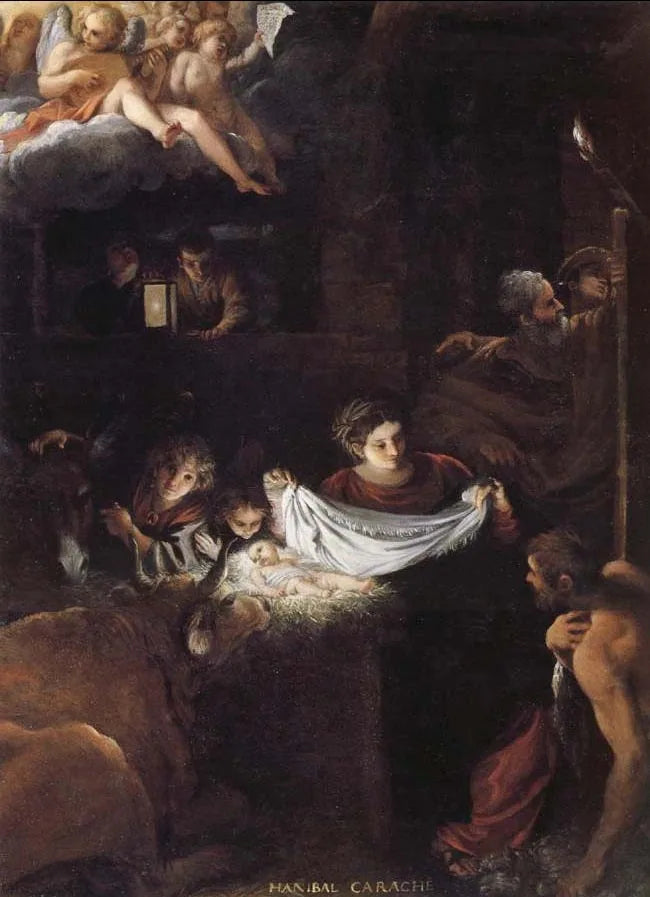 The Nativity - Annibale Carracci