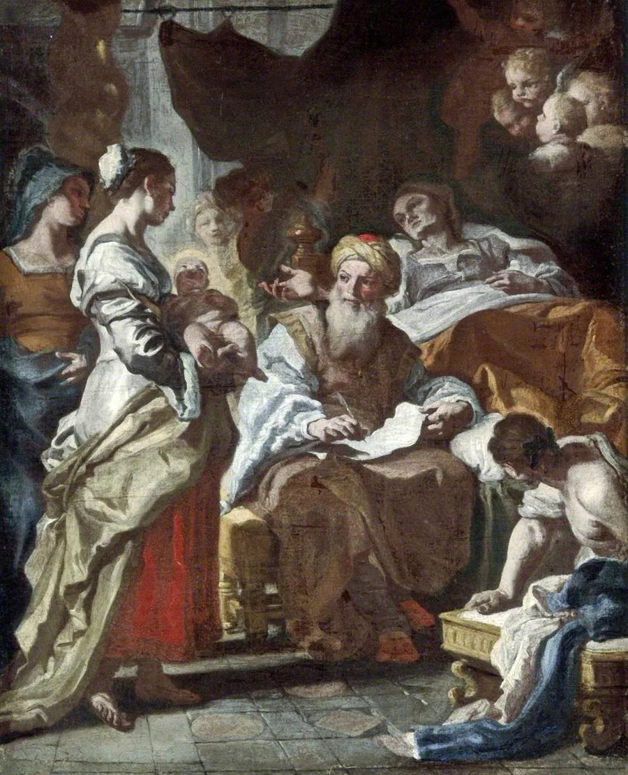 The Nativity of Jean Baptiste - Francesco Solimena