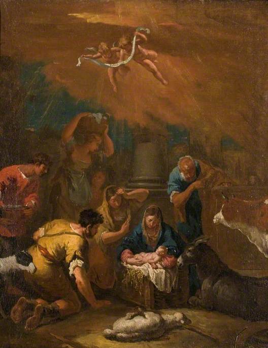 The Nativity - Sebastiano Ricci