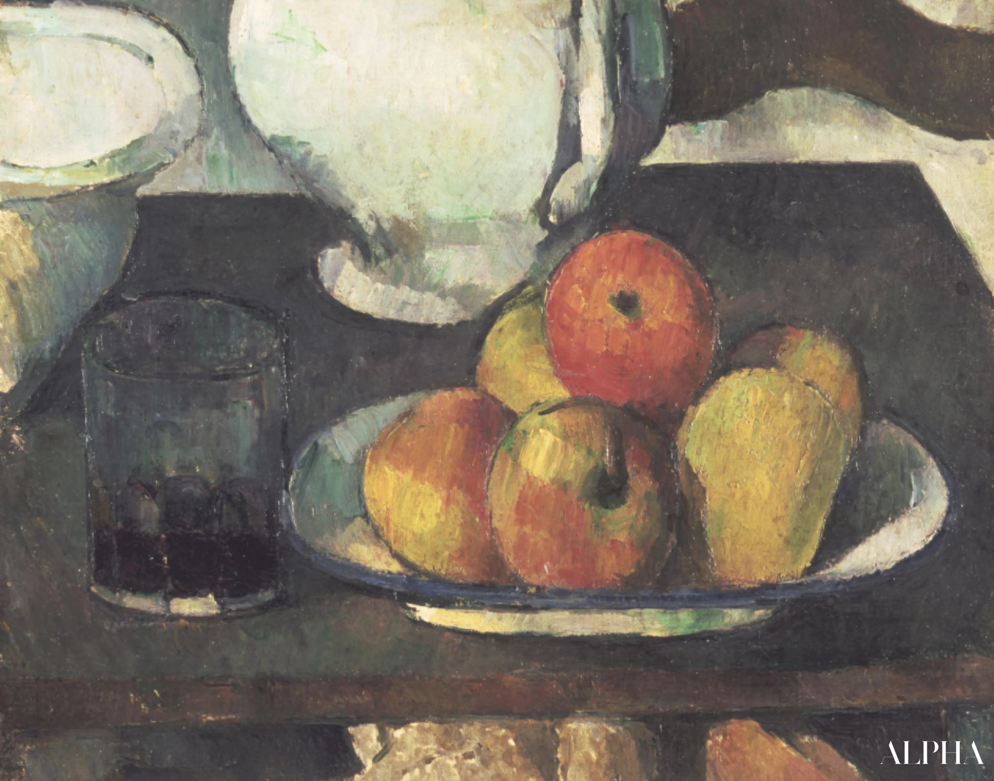 Still Life with Apples - Paul Cézanne - High-end reproductions of paintings and artworks