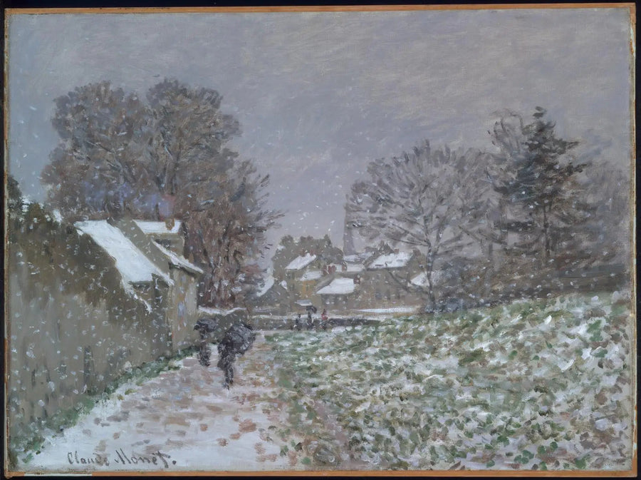 Snow at Argenteuil - Claude Monet