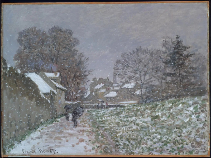 Snow at Argenteuil - Claude Monet