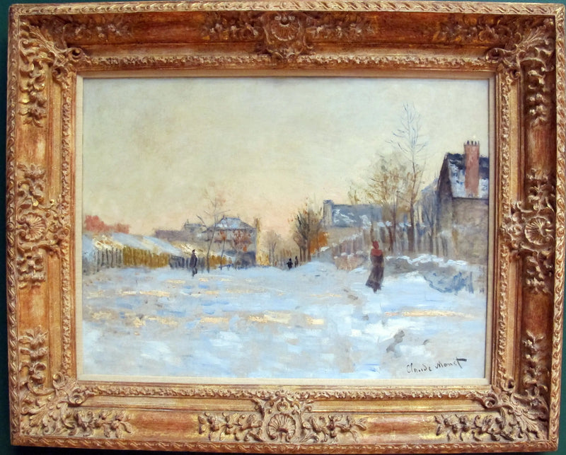 Snow at Argenteuil - Claude Monet