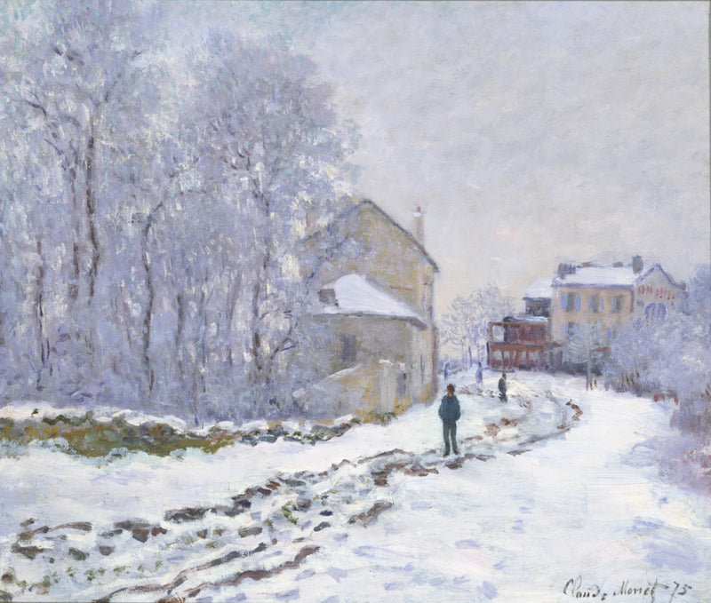 Snow in Argenteuil W351 - Claude Monet