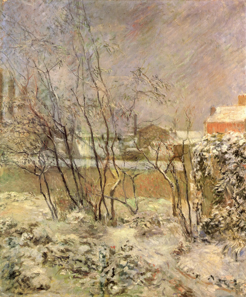 The Snow on Carcel Street - Paul Gauguin