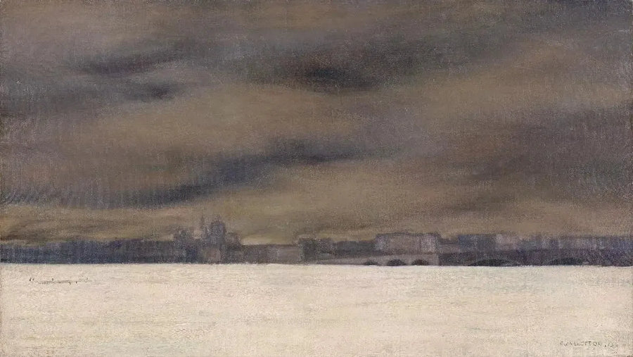 The Frozen Neva - Félix Vallotton