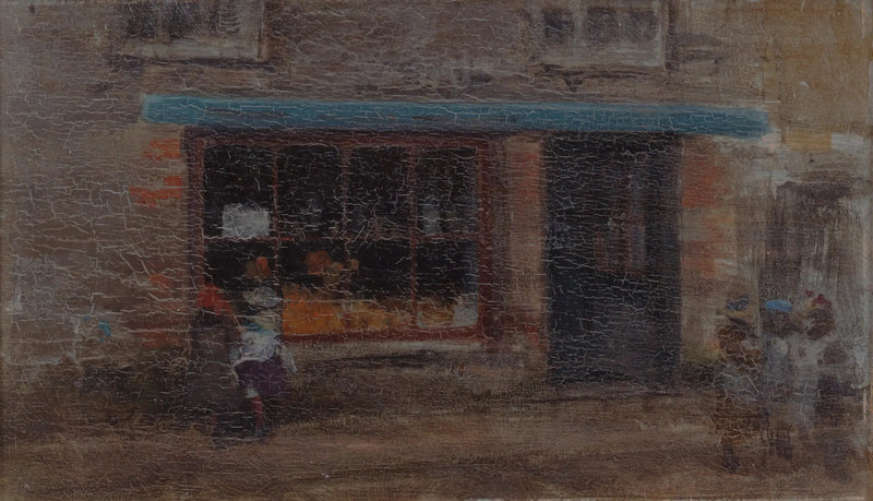The note in orange and blue (Sweet Shop) - James Abbott McNeill Whistler