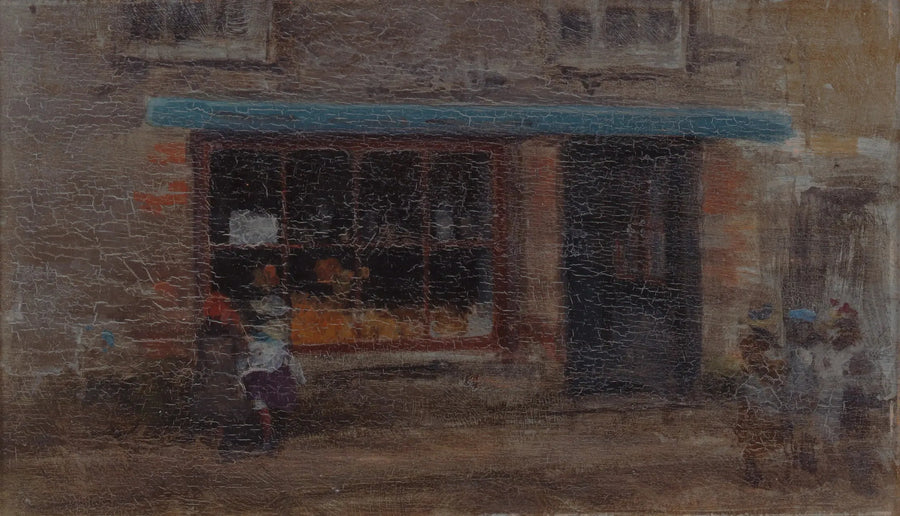The note in orange and blue (Sweet Shop) - James Abbott McNeill Whistler
