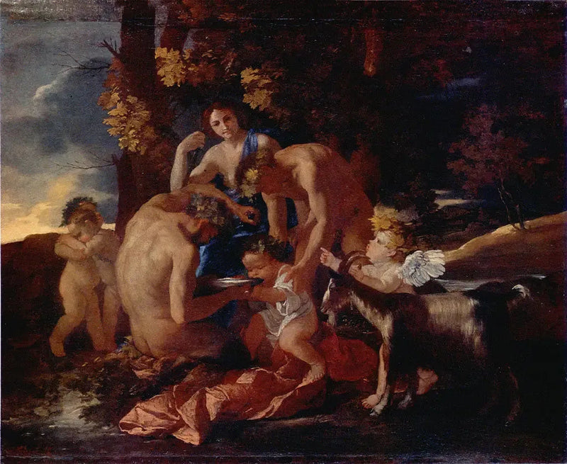 Bacchus's Food - Nicolas Poussin