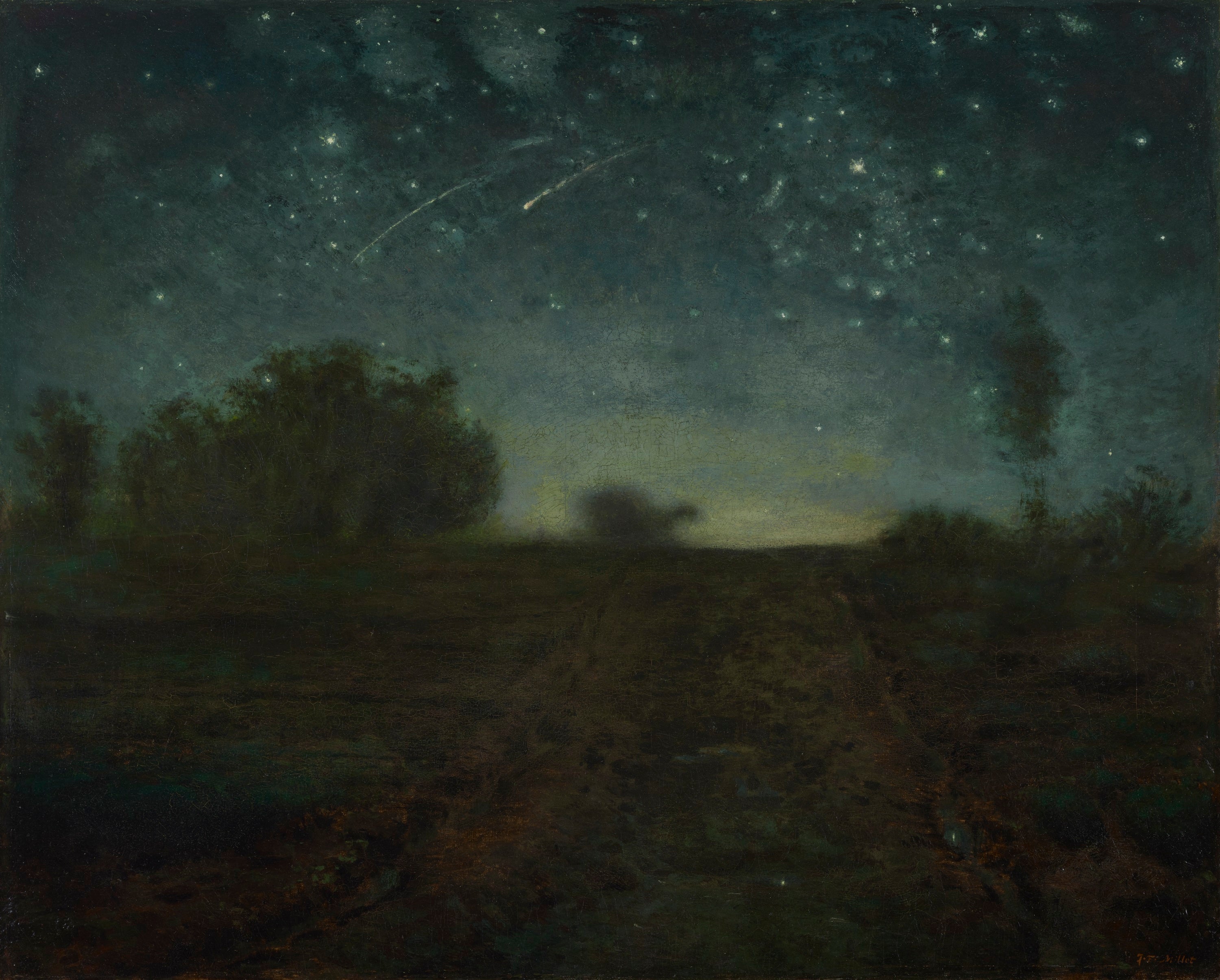 The Starry Night - Jean-François Millet