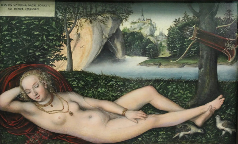 The Nymph at the Spring - Lucas Cranach the Elder