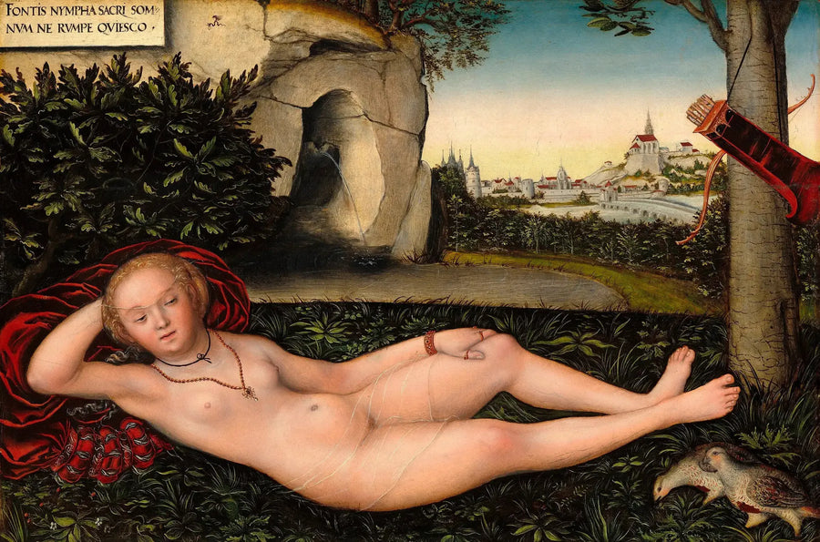 The Nymph of Spring - Lucas Cranach the Elder