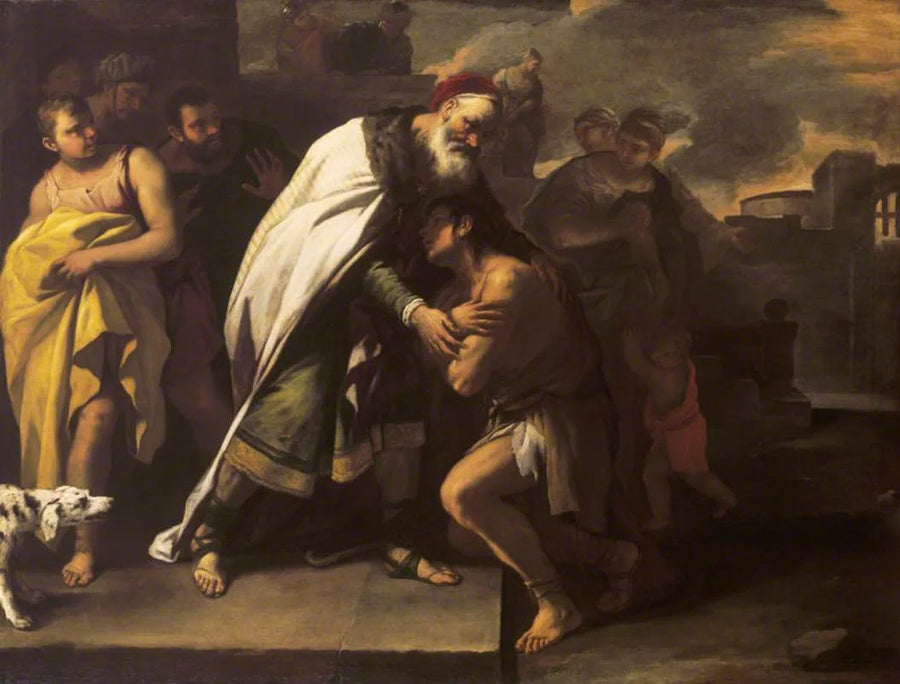 The Parable of the Prodigal Son: Welcomed Home by His Father - Luca Giordano