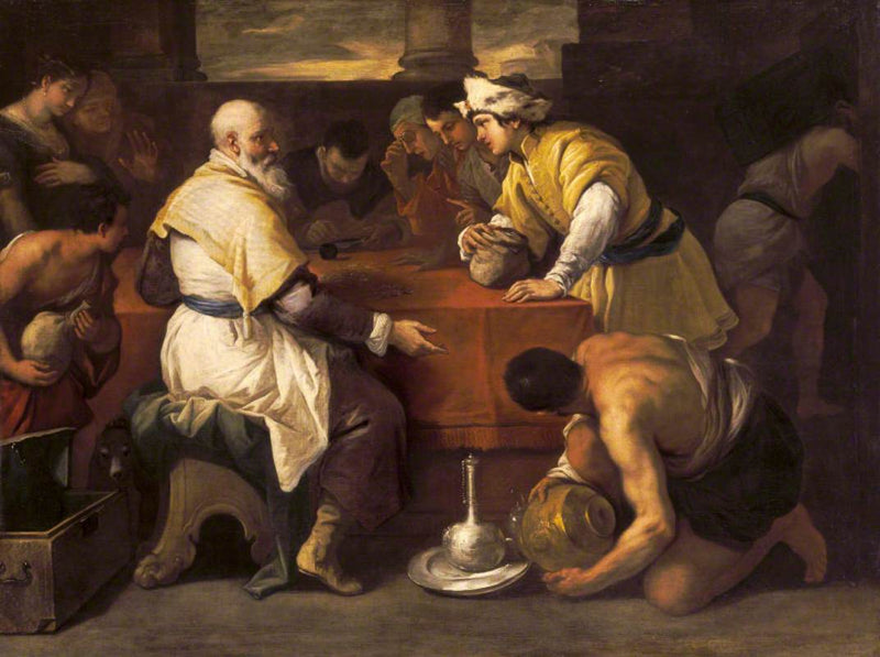 The Parable of the Prodigal Son: Receiving His Share - Luca Giordano
