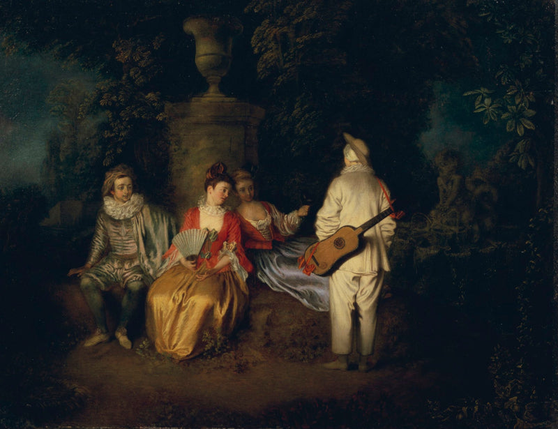 The carré part - Antoine Watteau