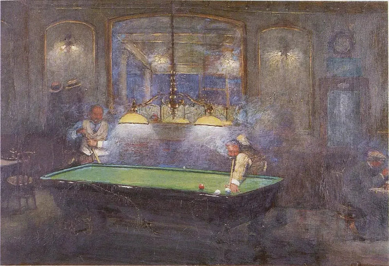 The Billiard Game - Jean Béraud