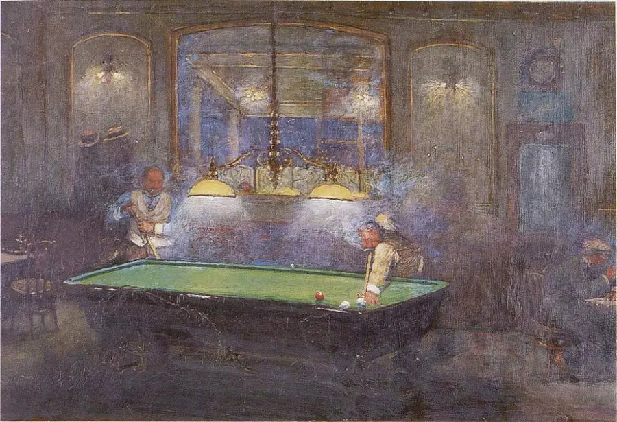 The Billiard Game - Jean Béraud