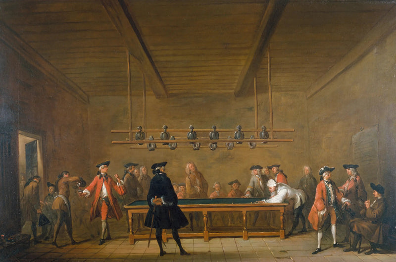 The Billiard Game - Jean Siméon Chardin