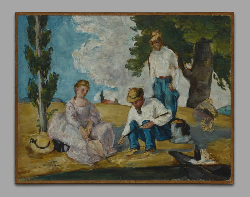 The Fishing Party - Paul Cézanne