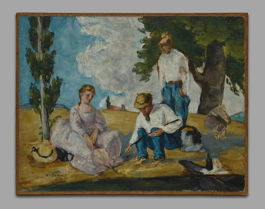 The Fishing Party - Paul Cézanne