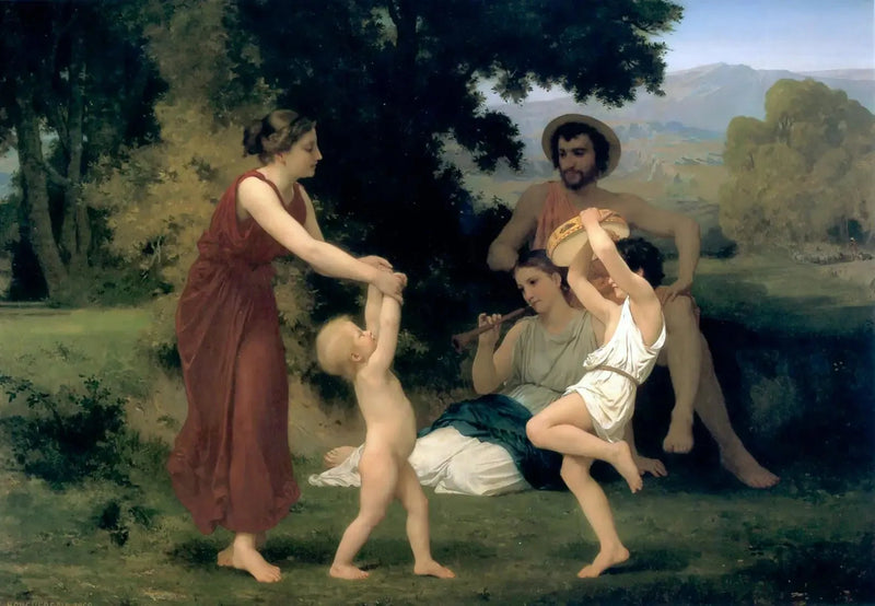 The Pastoral of Leisure - Bouguereau