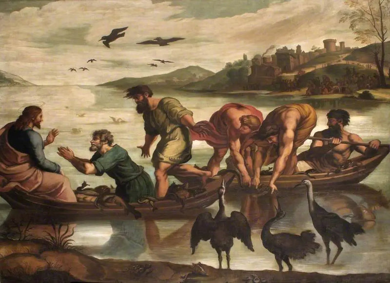 The miraculous catch - Raphael Sanzio