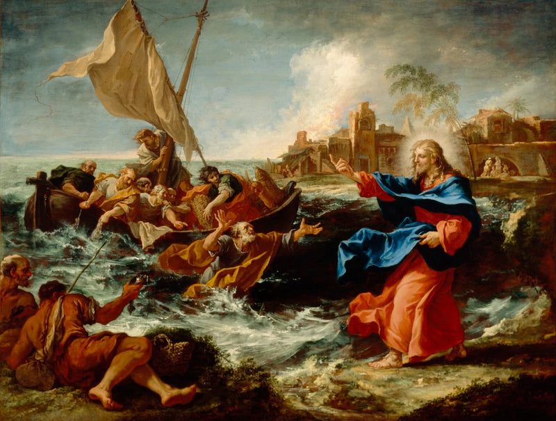 The Miraculous Catch - Sebastiano Ricci