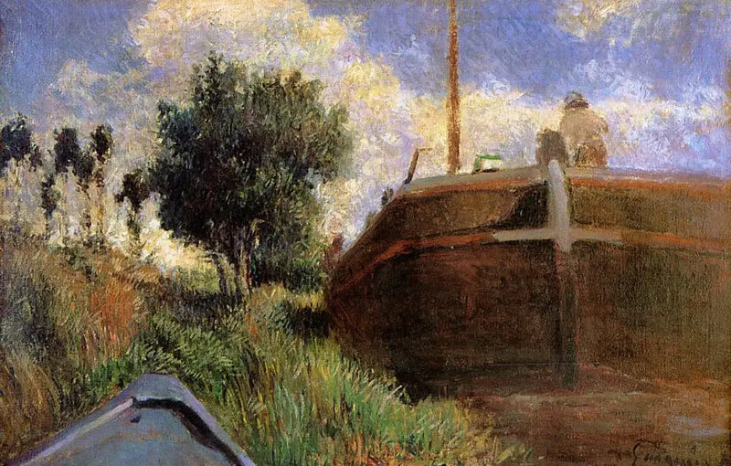 The Blue Barge - Paul Gauguin