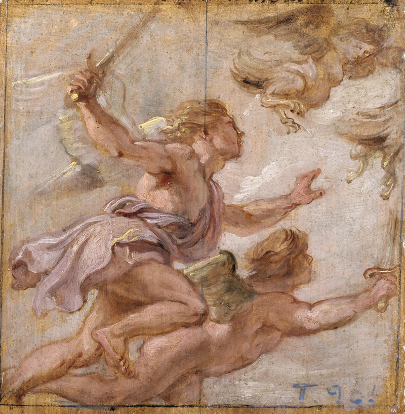 The Persecution of the Harpies - Peter Paul Rubens